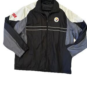 Pittsburgh Steelers Windbreaker Jacket Dunbrooke SI Men's Black/yellow Large